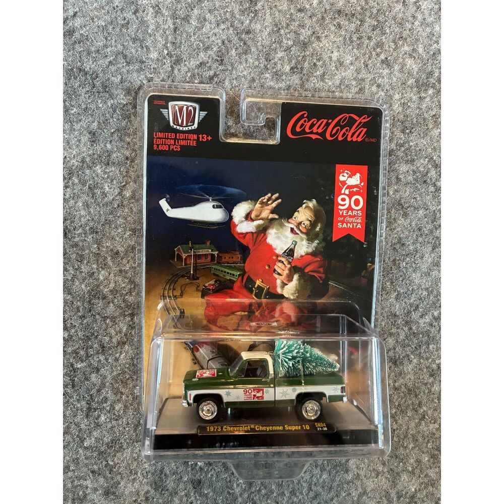 M2 Machines 1973 Chevrolet Cheyenne Super 10 Coca-Cola 2021 Christmas Edition